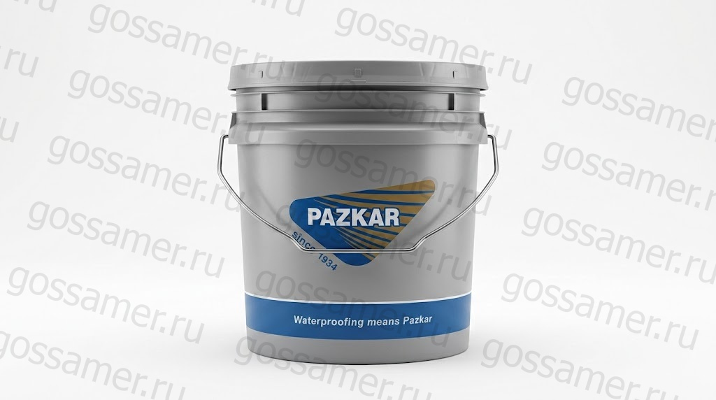 Elastopaz / Эластопаз &mdash; битумно-полимерная гидроизоляционная паста на водной основе в ведре 18 кг